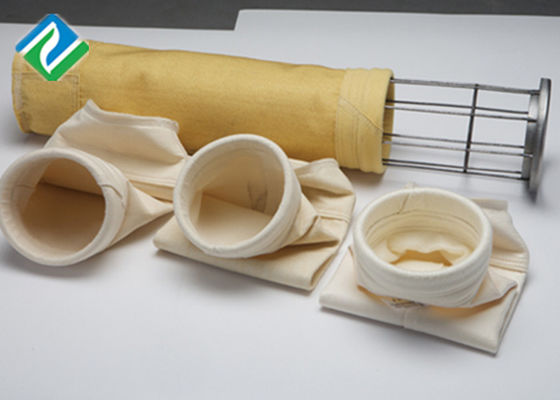 المنسوجة PTFE الألياف الزجاجية النسيج 25 ميكرون أكياس تصفية الأسمنت