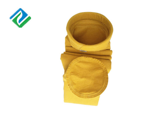 ارتفاع درجة الحرارة PPS 2mm 500gsm كيس فلتر PTFE