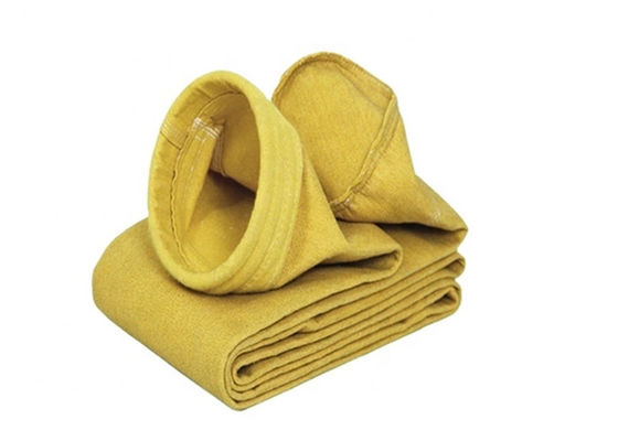 550g / M2 2mm Steel Plant 500 Micron Nomex Filter Bag
