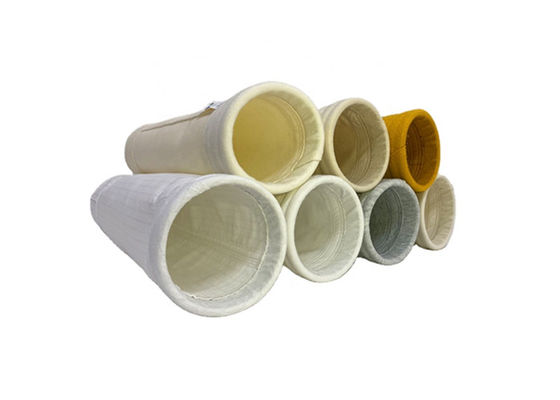ارتفاع درجة الحرارة كيس مرشح بوليميد بوليميد P84 مع طلاء Ptfe